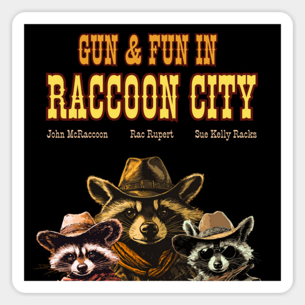 Parody Movie Poster - Raccoon City Magnet by TuncGK