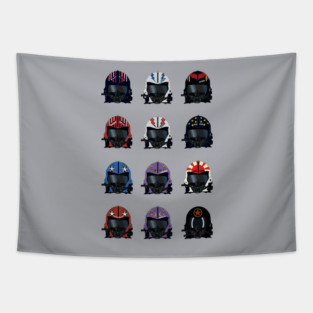 Top Gun helmets Tapestry