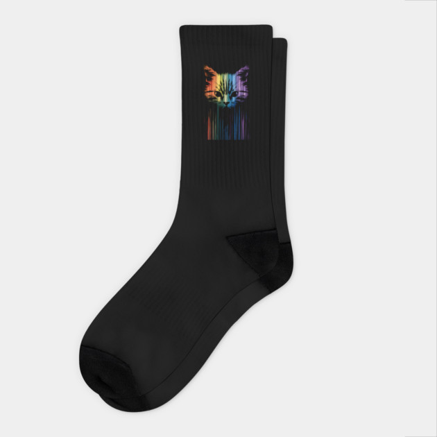 Rainbow Cat Mystique Socks by TurnEffect