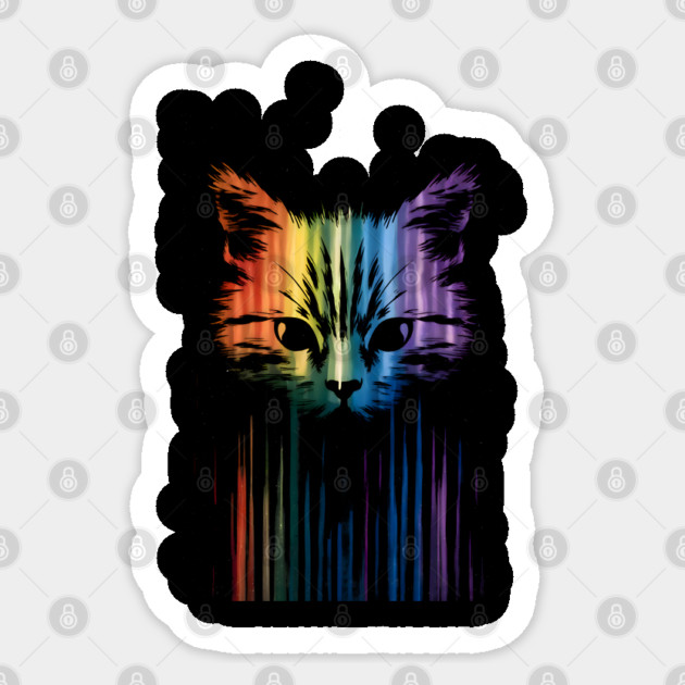 Rainbow Cat Mystique Sticker by TurnEffect
