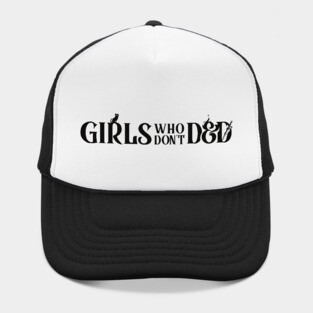 Girls Who Don't DnD - inline logo Hat
