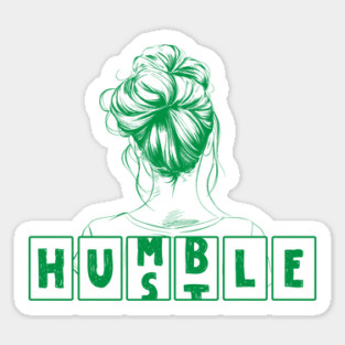 Hustle Humble Odometer Women Sticker