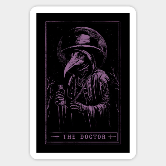 Plague Doctor Tarot Card Magnet by GoshWow®