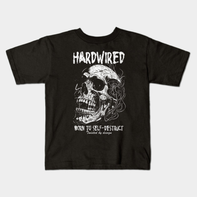 HARDWIRED Kids T-Shirt by artslaves
