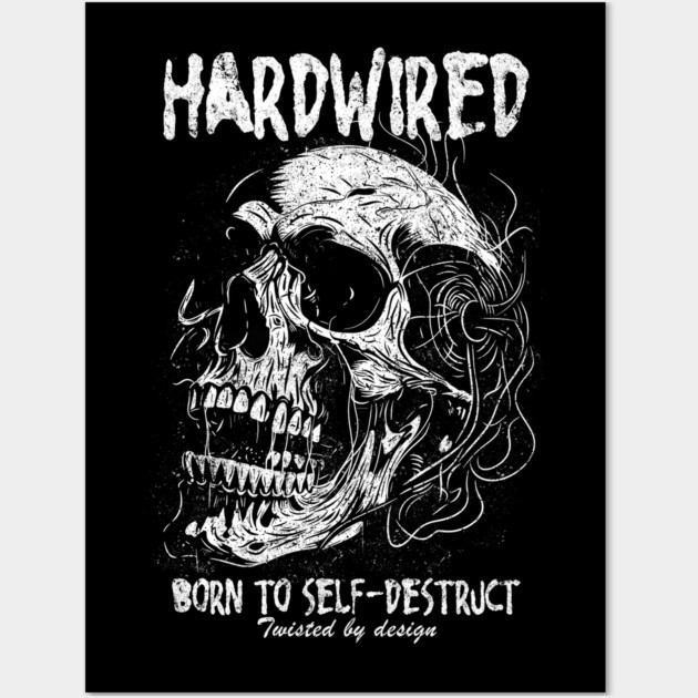 HARDWIRED Wall Art by artslaves