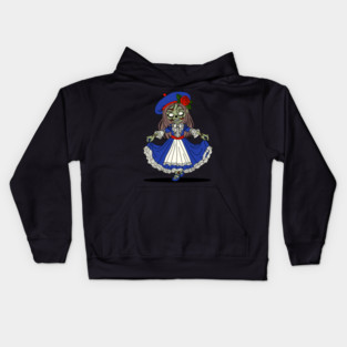 Cute French Zombie Kids Hoodie