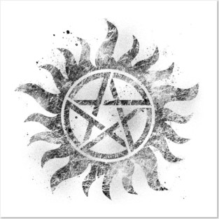 Supernatural vintage black Posters and Art