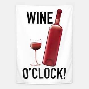 Wine o'Clock! Tapestry