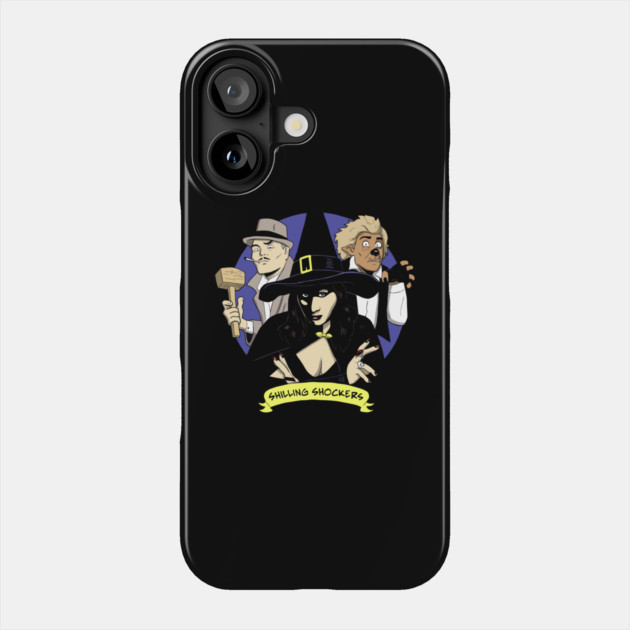 Shilling Shockers Trio Penny, Garou, Von Bulow - COLOR logo - Brian Maze design Phone Case by PennyDreadfulXIII
