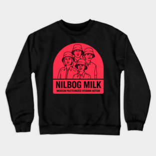 Nilbog Milk Crewneck Sweatshirt