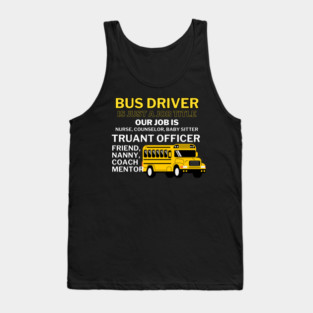 School-Bus-Driver Tank Top