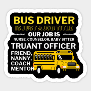 School-Bus-Driver Sticker