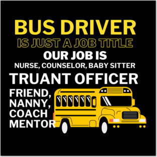 School-Bus-Driver Posters and Art