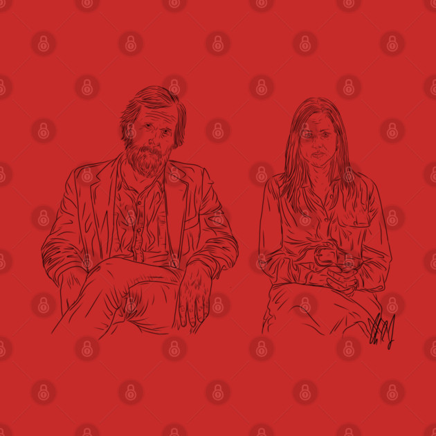 Squid & the Whale: Parents [Outline] by 51Deesigns