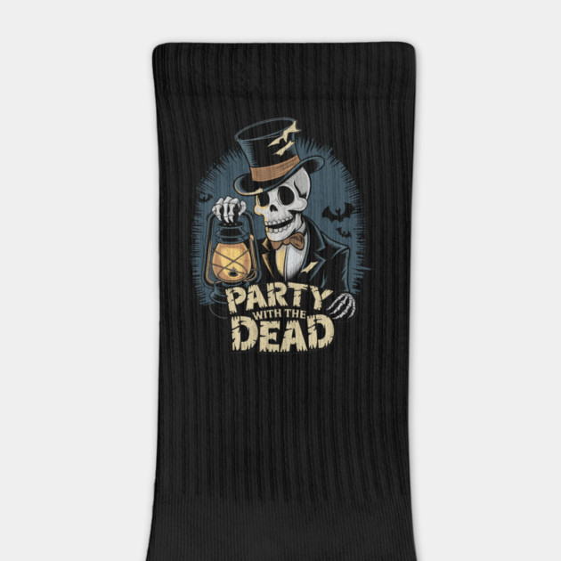 Party With The Dead Skeleton Lantern Design by Designed By Marty