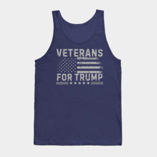 Veterans For Trump Tank Top