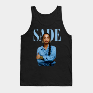 Sade Adu Diamond Life Vintage Singer Retro Tank Top
