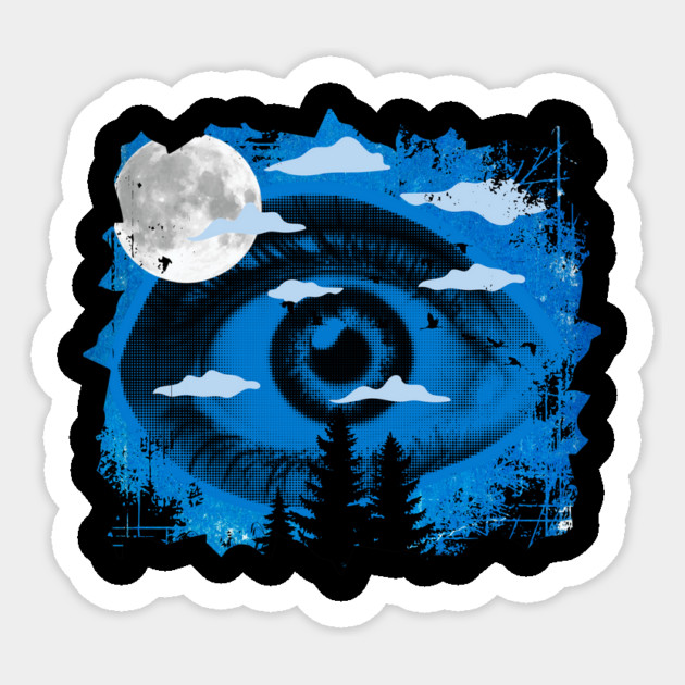 Nightstalker Sticker by casualteesinc