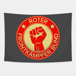 Roter Frontkämpferbund - Anti Fascist, Antifa Tapestry