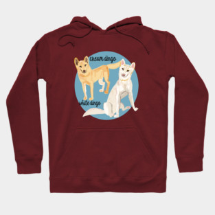White and cream dingoes Hoodie