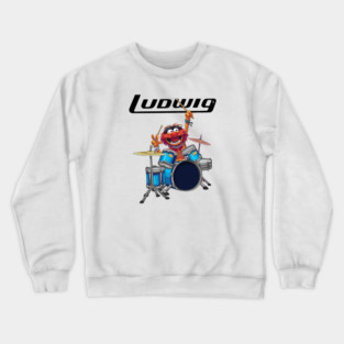 vintage ludwig drums Crewneck Sweatshirt