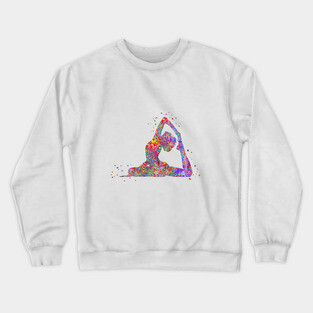Yoga pose Crewneck Sweatshirt