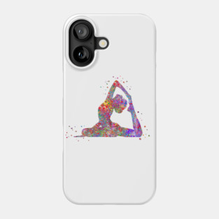 Yoga pose Phone Case