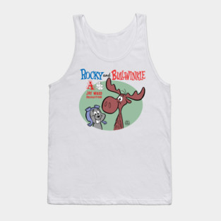 ROCKY AND BULLWINKLE CARTOON STARS Tank Top
