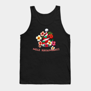 Hawaiian Christmas Tank Top