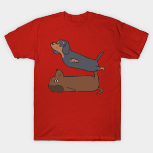 Acroyoga Dachshund T-Shirt