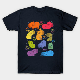 Rainbow Capibara T-Shirt