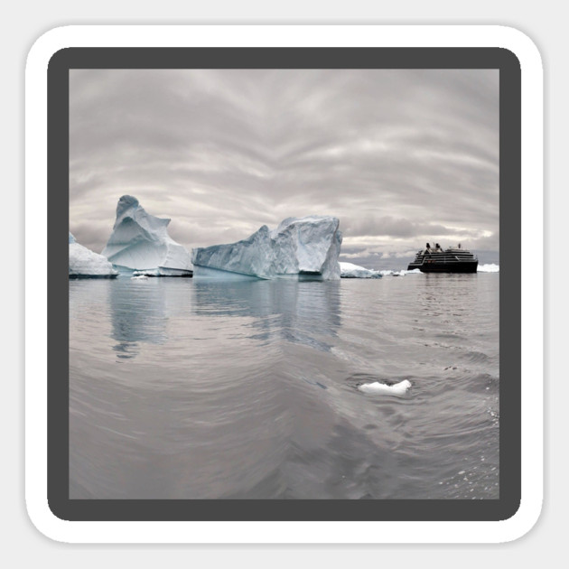 Iceberg ship Sticker by FirstClassQueen