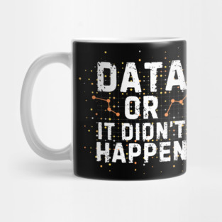 Data Analyst Science Quote Gift Mug
