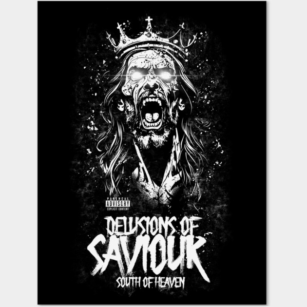 DELUSIONS OF SAVIOUR Wall Art by artslaves