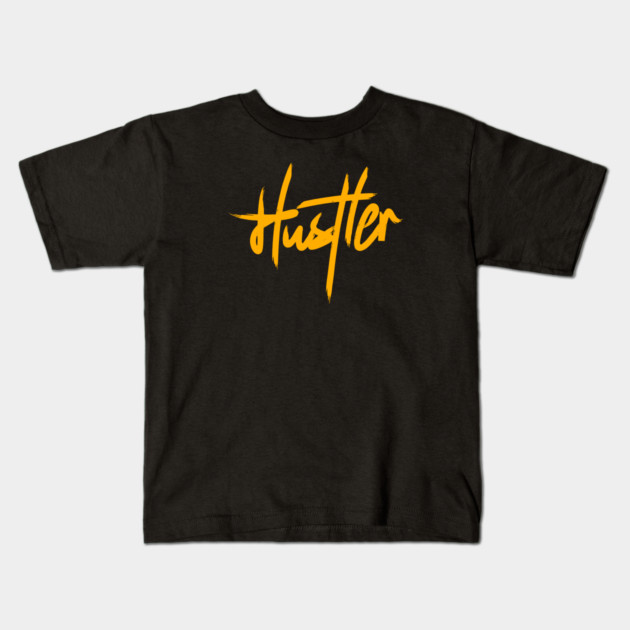 HUSTLER Kids T-Shirt by artslaves