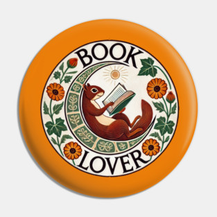 Book Lover Pin