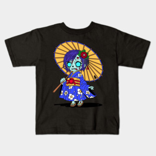 Cute Japanese Zombie Kids T-Shirt