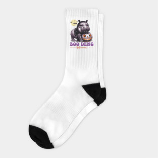 Moo Deng Socks