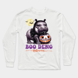 Moo Deng Long Sleeve T-Shirt