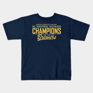 Brewers NL Central Champs Kids T-Shirt