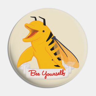 Bee Yourself Pin