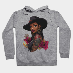 Black Cowgirl Hoodie