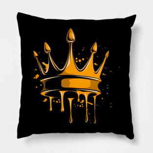 Golden Crown Pillow