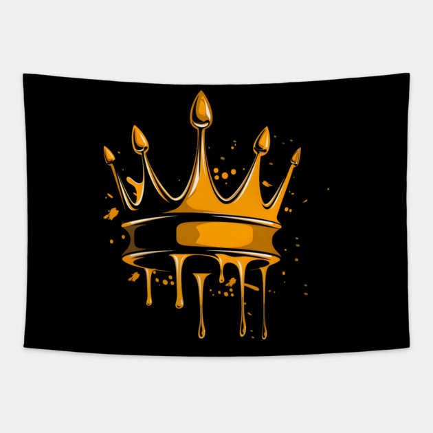 Golden Crown Tapestry by UrbanLifeApparel