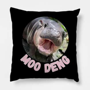 Moo Deng Cute Pillow