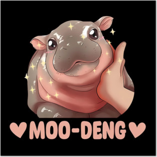 Love, Moo Deng Posters and Art