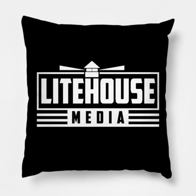 Litehouse Media Pillow by Litehouse Tees
