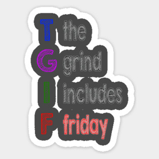 TGIF Sticker