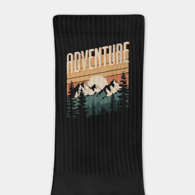 Adventure Mountain Sunset Nature Design by Designed By Marty