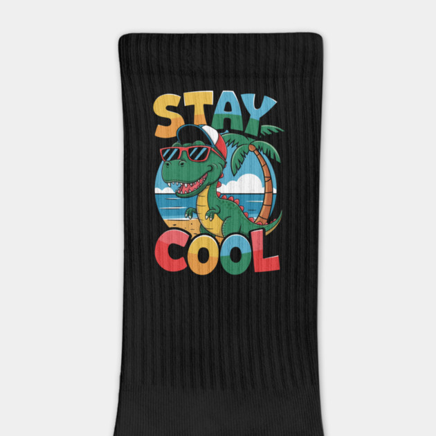 Stay Cool Dino Beach Kids Design by Designed By Marty